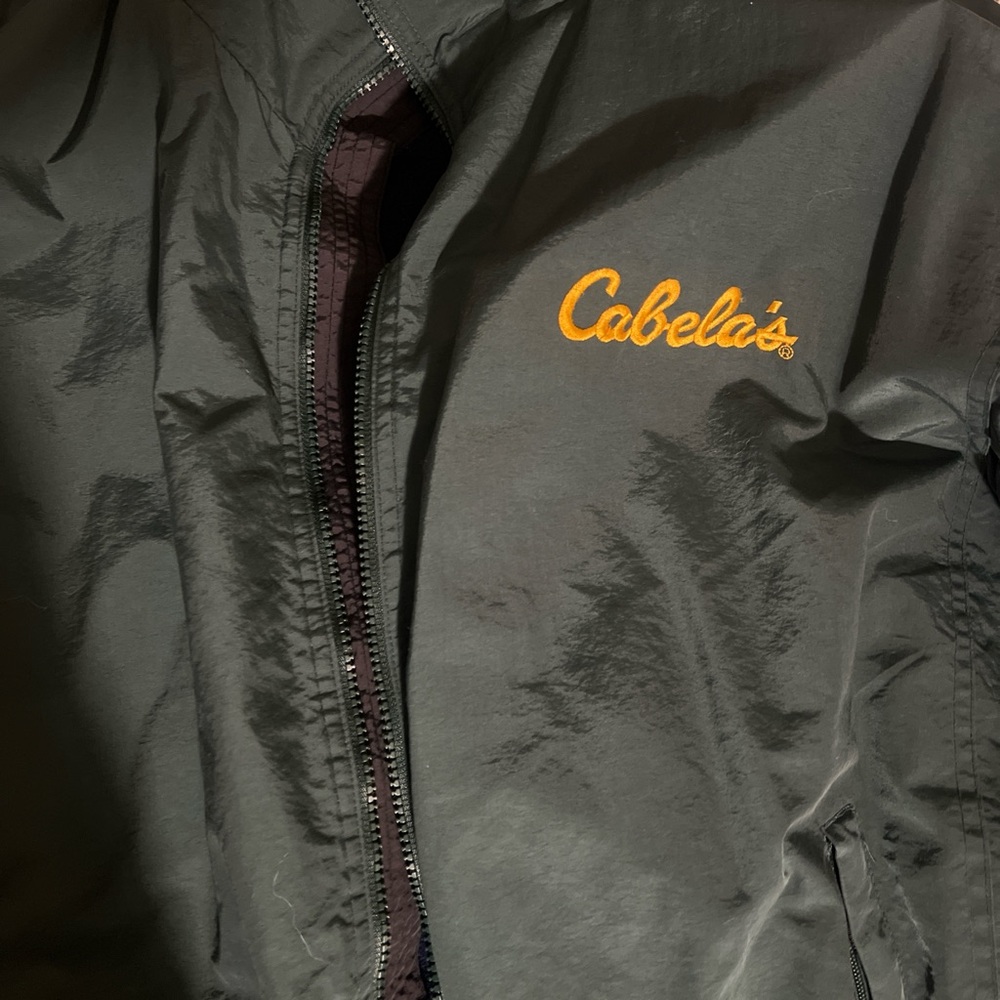 Vintage Cabela’s Green fleece lined Jacket